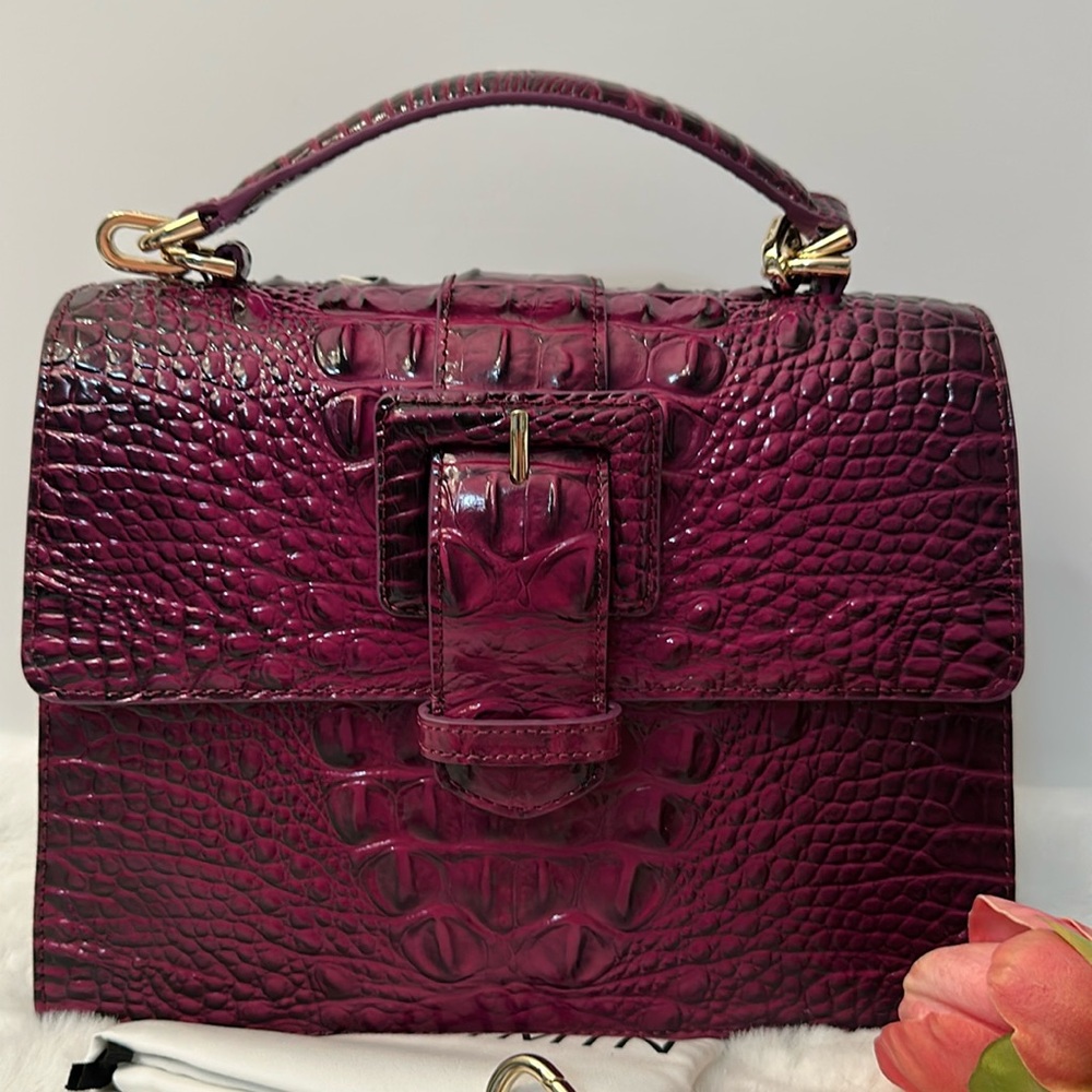 Brahmin small Hallie sugar plum - Picture 3 of 13